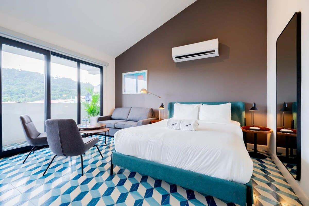 파나마시티 Artistic Loft In Santa Ana 아파트 외부 사진
