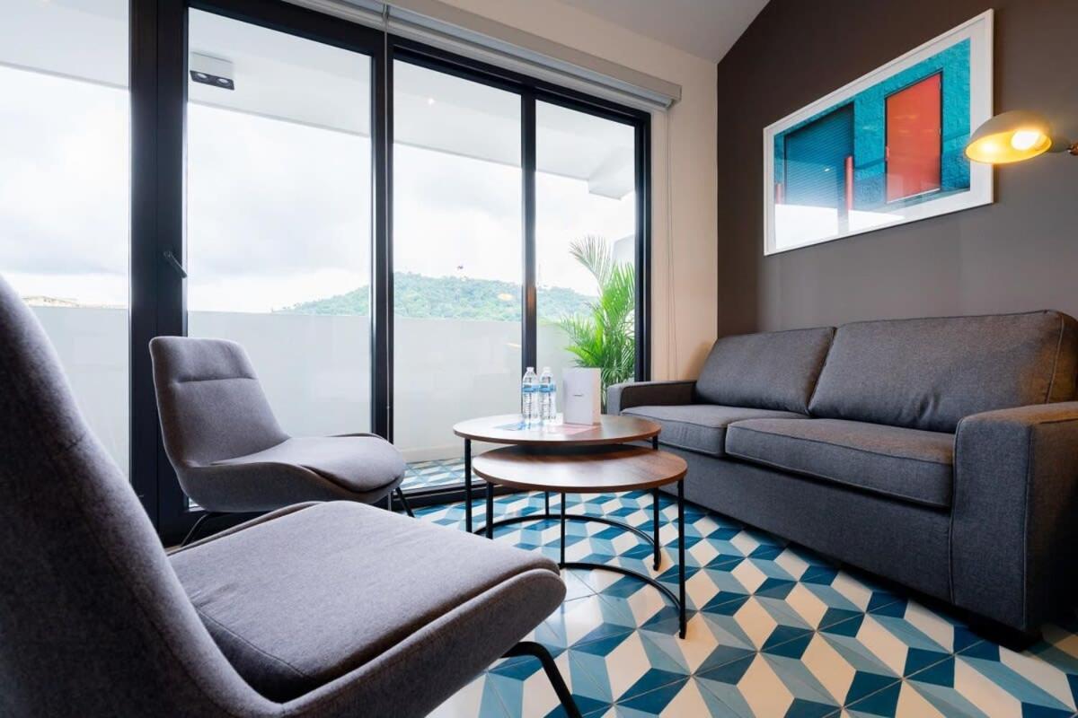 파나마시티 Artistic Loft In Santa Ana 아파트 외부 사진