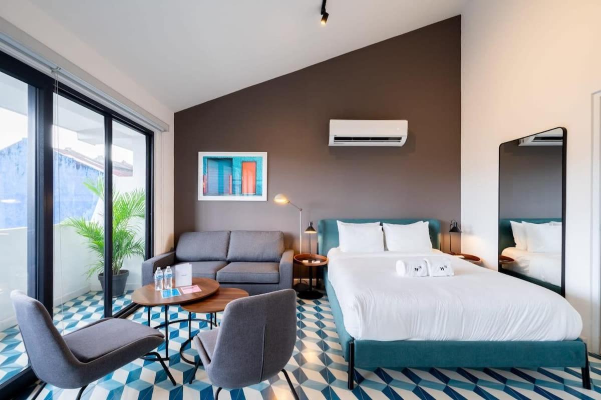 파나마시티 Artistic Loft In Santa Ana 아파트 외부 사진